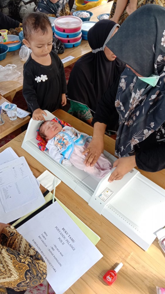 foto kegiatan posyandu ibu hamil dan belita
