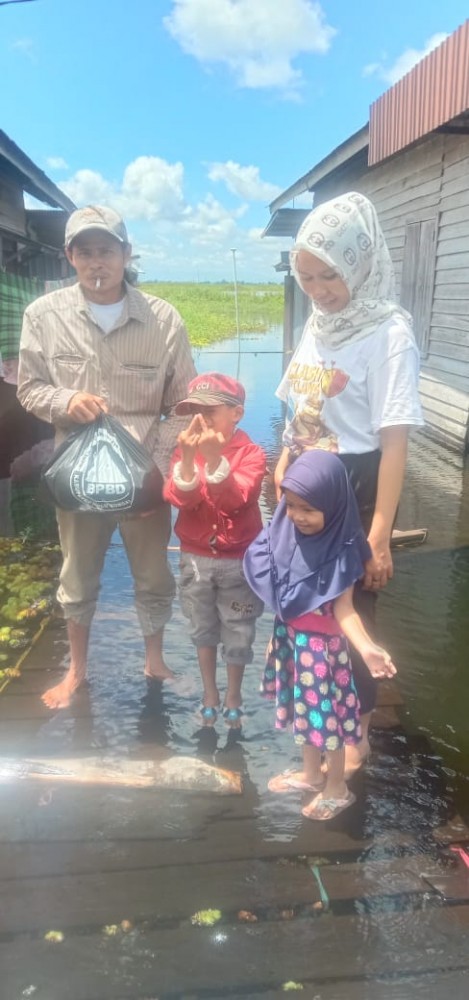 Bantuan Banjir dari bupati 