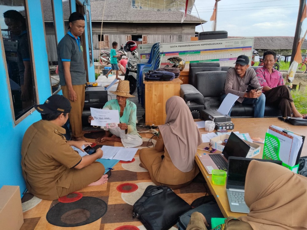 Pembagian BLT Bulan Oktober